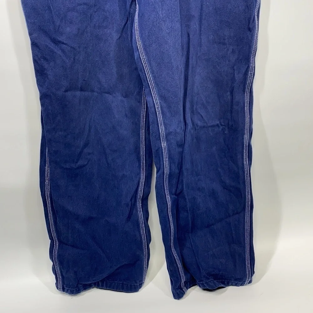 Big Smith Denim Hipster Carpenter Bib Overalls 36x32